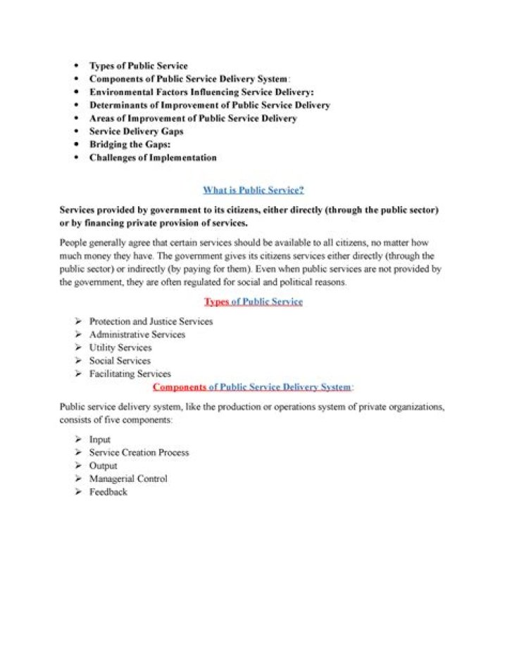 Discoveries And Insights Into A Family Of Public Service